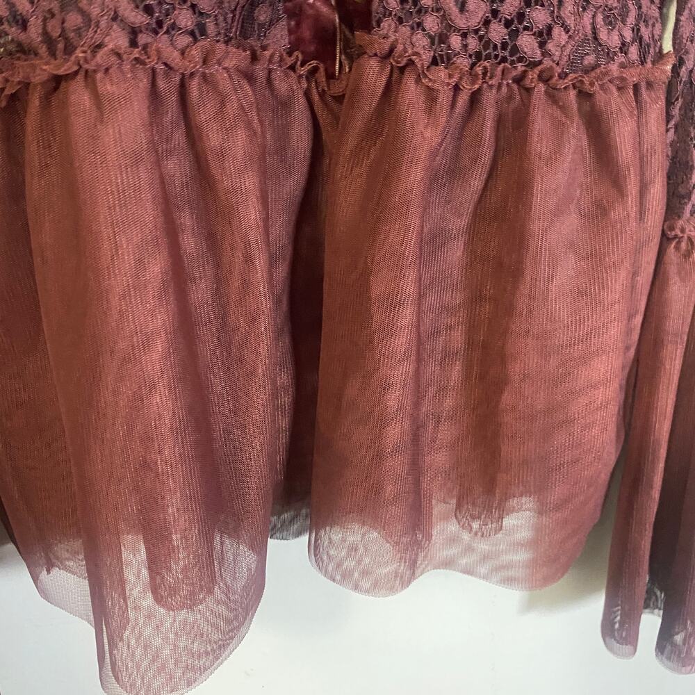 Coco + Jaimeson C+J Collection Boho Brown Lace Up… - image 4